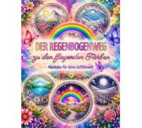 Der Regenbogenweg zu den fliegenden Farben: Mandalas für deine Gefühlswelt