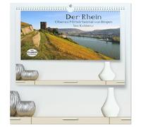 Der Rhein. Oberes Mittelrheintal von Bingen bis Koblenz (hochwertiger Premium Wandkalender 2026 DIN A2 quer), Kunstdruck in Hochglanz: Entdecken Sie ... Abschnitt zwischen Bingen und Koblenz.