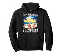 DER SCHÖNSTE ELTERNABEND IST DER AM STRAND Felpa con Cappuccio