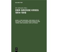 Der Seekrieg. Der Krieg Um Die Kolonien. Die Kampfhandlungen (Copertina rigida)
