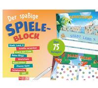 Der spaßige Spieleblock: Stadt, Land, X, Schiffe versenken, Sim, Reise-Bingo & Co. I Über 75 Vorlagen!