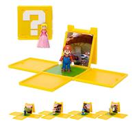 DER SUPER MARIO BROS. FILM - 1,25 Minifigur mit Fragezeichen, 6er-Pack, Welle 1, mit Mario, Luigi, Peach, Toad, Kamek und Koopa Paratroopa