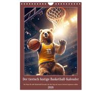 Der tierisch lustige Basketball-Kalender (Wandkalender 2026 DIN A4 hoch), CALVENDO Monatskalender: Ein Muss für alle Basketball Freunde, die den Tag mit einem Lächeln beginnen wollen