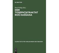 Der Tosephtatraktat Ros Hassana (Copertina rigida)