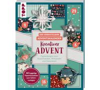 Der verbastelbare Adventskalender: Kreativer Advent. Papierdesigns zum Ausschneiden, Verbasteln und Dekorieren.: 24 hyggelige Papierbasteleien zum Sofort-Loslegen.