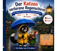 Der verlorene Regenschirm der Katze: Eine zweisprachige Geschichte (Englisch-Deutsch) für Kinder