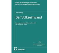 Der Volkseinwand: Das suspensive fakultative Referendum auf Antrag des Volkes: 1