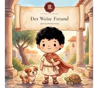 Der Weise Freund: Eine stoische Geschichte uber Seneca fur Kinder von 4-8 Jahren | Ausmalbuch und Vorlesebuch mit echten Zitaten aus Briefe an Lucilius | Book 3 | German edition