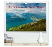 Der Zauber der Schweizer Berge (hochwertiger Premium Wandkalender 2026 DIN A2 quer), Kunstdruck in Hochglanz: Faszinierende Panoramen um den Vierwaldstättersee und Luzern.