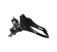 Deragliatore anteriore bicicletta nero 31,8 mm supporto a morsetto per la maggio