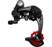 Deragliatore posteriore grande P2R 6-7v. Nero