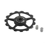 Deragliatore posteriore per bici da strada, adattabile, con pulegge in ceramica, adatto per diverse condizioni di ciclismo (15T)