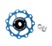 Deragliatore posteriore per bicicletta in lega e acciaio 1113T per la massima durata (11T blu)