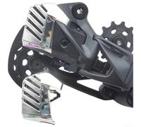 Deragliatore posteriore per copribatteria, guscio in ABS da 7,6 g, protezione per cambio elettronico, scudo resistente agli urti, leggero, durevole, accessorio per attrezzatura da ciclismo (E)