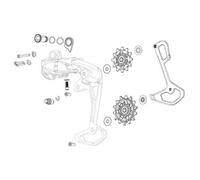 Deragliatore posteriore Sram Gx Dh Polar Medium Noir TU