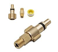 DERASL Compatibile con LAVOR e HUTER Parte Autolavaggio, Connessione Filettatura Esterna del Barile della Pistola a Schiuma di Neve e Attacco Interno dell'ugello a Schiuma da 1/4" Rame Head