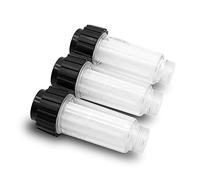 DERASL Filtro acqua per Kärcher 4.730-059.0 - Adatto a Tutte le Idropulitrici per Kärcher con Attacchi per Acqua da 3/4", Incluso inserto filtro - 3 Pack