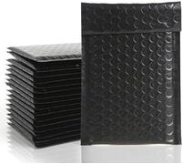 DERAYEE 10 pezzi buste imbottite per spedizioni 16.5x22 cm, Nero,Sacchetti Spedizione, Opaqui