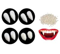 DERAYEE 4 paia di trappole per cosplay, Halloween, demoni, strega