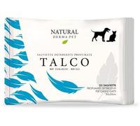 Derbe Natural Derma Pet by Salviette al Talco per Cani Gatti e Cuccioli 1 Pz 100% Biodegradabili