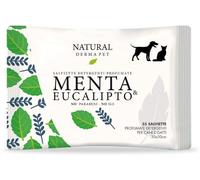 Derbe Natural Derma Pet by Salviette Detergenti per Cani Gatti e Cuccioli Menta & Eucalipto