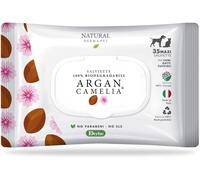 Derbe Natural Derma Pet by Salviette Detergenti Profumate Biodegradabili Argan e Camelia per Cani Gatti e Cuccioli