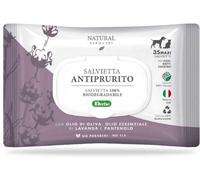 NATURAL DERMA PET SALVIETTA "ANTIPRURITO" CF. (35 PZ) OLIO D'OLIVA, OLIO ESSENZIALE DI LAVANDA & PANTENOLO