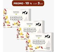 Derbe Natural Derma Pet by Salviette Sandalo e Vaniglia per Cani Gatti e Cuccioli 3 Pz 100% Biodegradabili