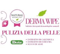 derbe Natural derma pet salviette dermawipe 15 pezzi