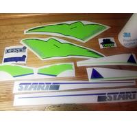 Derbi Variant Start set decalcomania verde adesivo adesivo adesivi