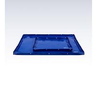 DERBLAUE® Rondella - Vaschetta pieghevole per olio per officina e cantiere, robusta protezione dalle perdite per acqua sporca e olio (190 cm x 140 cm)