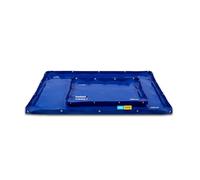 DerBlaue® Vaschetta di raccolta - Vaschetta pieghevole per olio per officina e cantiere, robusta protezione contro le perdite per acque sporche e olio (110 cm x 85 cm)