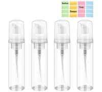 Derbway Bottiglie per Pompa Schiumogena da 80ml, Dispenser di Sapone in Schiuma per Disinfettante per le Mani (4pcs)