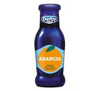 Derby Blue Succo di Frutta Arancia 24 Bottigliette da 200ml, Senza Zuccheri