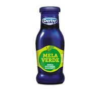 Derby Blue Succo di Frutta Gusto Mela Verde Senza Zuccheri Aggiunti 200ml x24, Senza Glutine