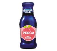 Derby Blue Succo di Frutta Gusto Pesca Senza Zuccheri Aggiunti 200ml x24, Senza Glutine