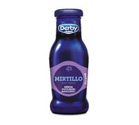 Derby Blue Succo di Frutta Mirtillo 24 Bottigliette da 200ml, Senza Zuccheri