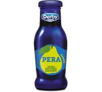 Derby Blue Succo di Frutta Gusto Pera Senza Zuccheri Aggiunti 200ml x24, Senza Glutine
