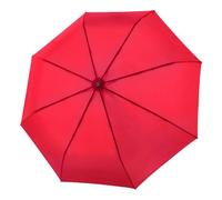 Derby Hit Magic ombrello tascabile automatico antivento, cupola 92 cm | Mini ombrello Rosso - apertura e chiusura automatica, testato in galleria del vento fino a 100 km/h, cupola 92 cm