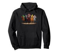 Derby Horse Racing - Pista da Fantino Felpa con Cappuccio