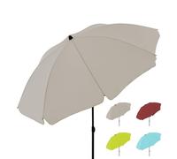 derby Ombrellone 196cm I Ombrellone rotondo per spiaggia, balcone e terrazza I regolabile in altezza I Con protezione UV I robusto e pieghevole