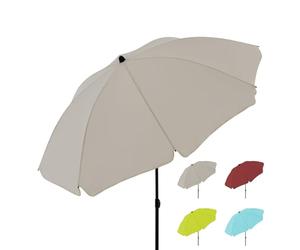 Derby Ombrellone 196cm I Ombrellone rotondo per spiaggia, balcone e terrazza I regolabile in altezza I Con protezione UV I robusto e pieghevole