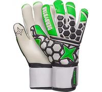 Derbystar APS Hexagrip PRO II Handschuhe, Guanti Unisex-Adulto, Verde/Grigio/Bianco, 11