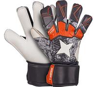 Derbystar Attack guanti da portiere Grigio Arancione 4