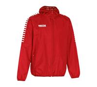 Derbystar Giacca Hyper all Weather, Bambini, Rosso Bianco, 140