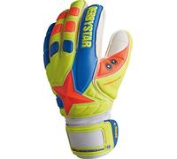 Derbystar - Guanti da Portiere APS Protect Apollo Star, Unisex, Torwarthandschuhe APS Protect Apollo Star, Grün/Blau/Orange