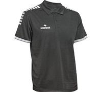 Derbystar Primo, Polo Unisex-Adulto, Grigio/Nero, XL