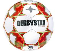 Derbystar Unisex Jugend Atmos S-Light AG v23 - Palla da calcio, colore: Bianco/Arancione, 5