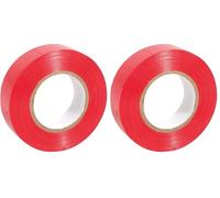 Derbystar Unisex Tape-802017 Nastro elastico, rosso, 1,9 cm x 20 m UK (Confezione da 2)