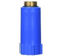 derClou24 baustopfen con filettatura e o-ring in ottone selbstdichtendes filettatura esterna G 1/2 ", blu, BAUST blu